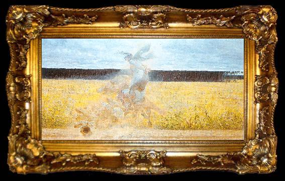 framed  Malczewski, Jacek In the Dust Storm, ta009-2